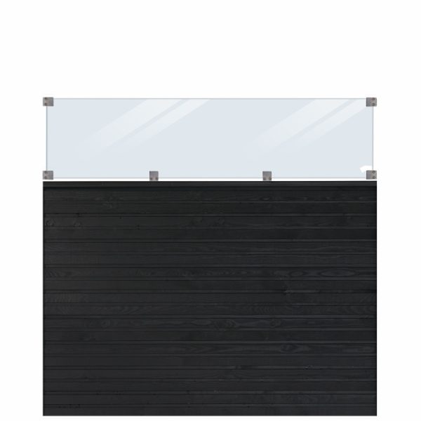 Plus Plank Profilhegn m/glas - 174Ã163 cm - PEFC - 27779-15